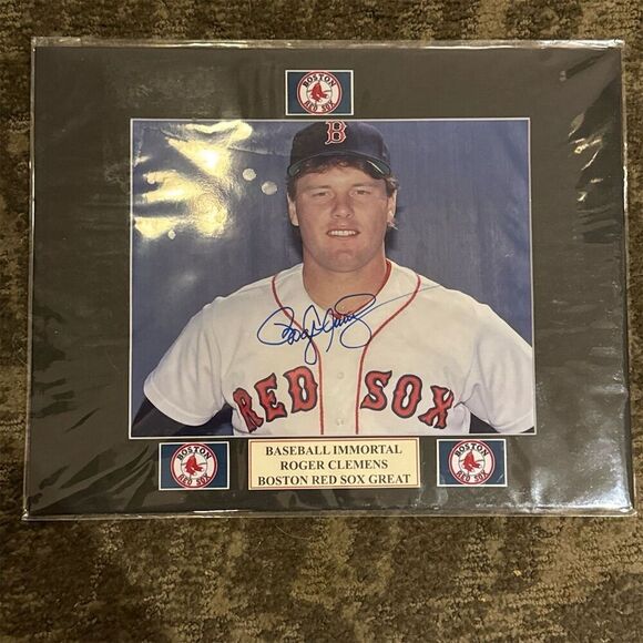 Other - Roger Clemens Signed Boston Red Sox Photo with COA